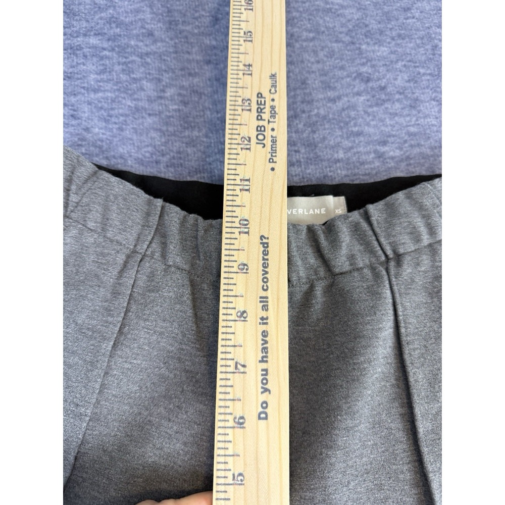 Everlane Pant Stretch Elastic Waist Slacks Gray Drawstring Women Size XS - Picture 7 of 11
